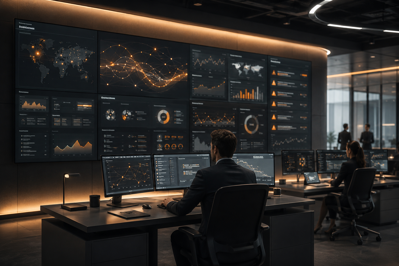 Centro de operaciones empresarial optimizado con IA