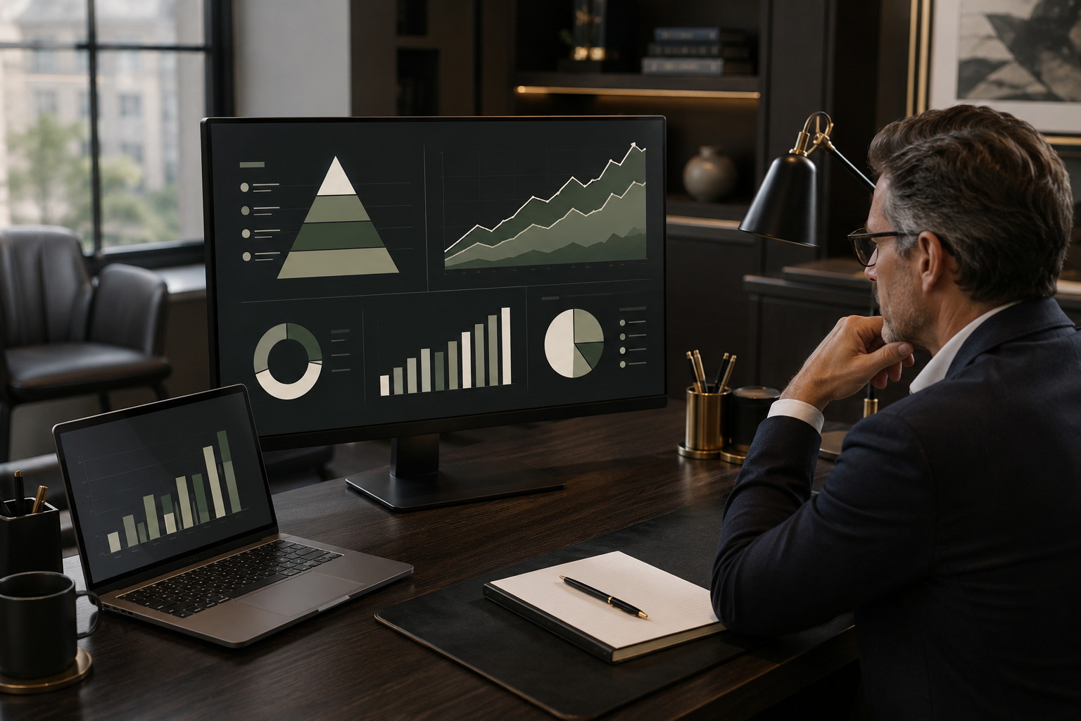 Dashboard ejecutivo que muestra margenes mas sanos tras un reposicionamiento estrategico
