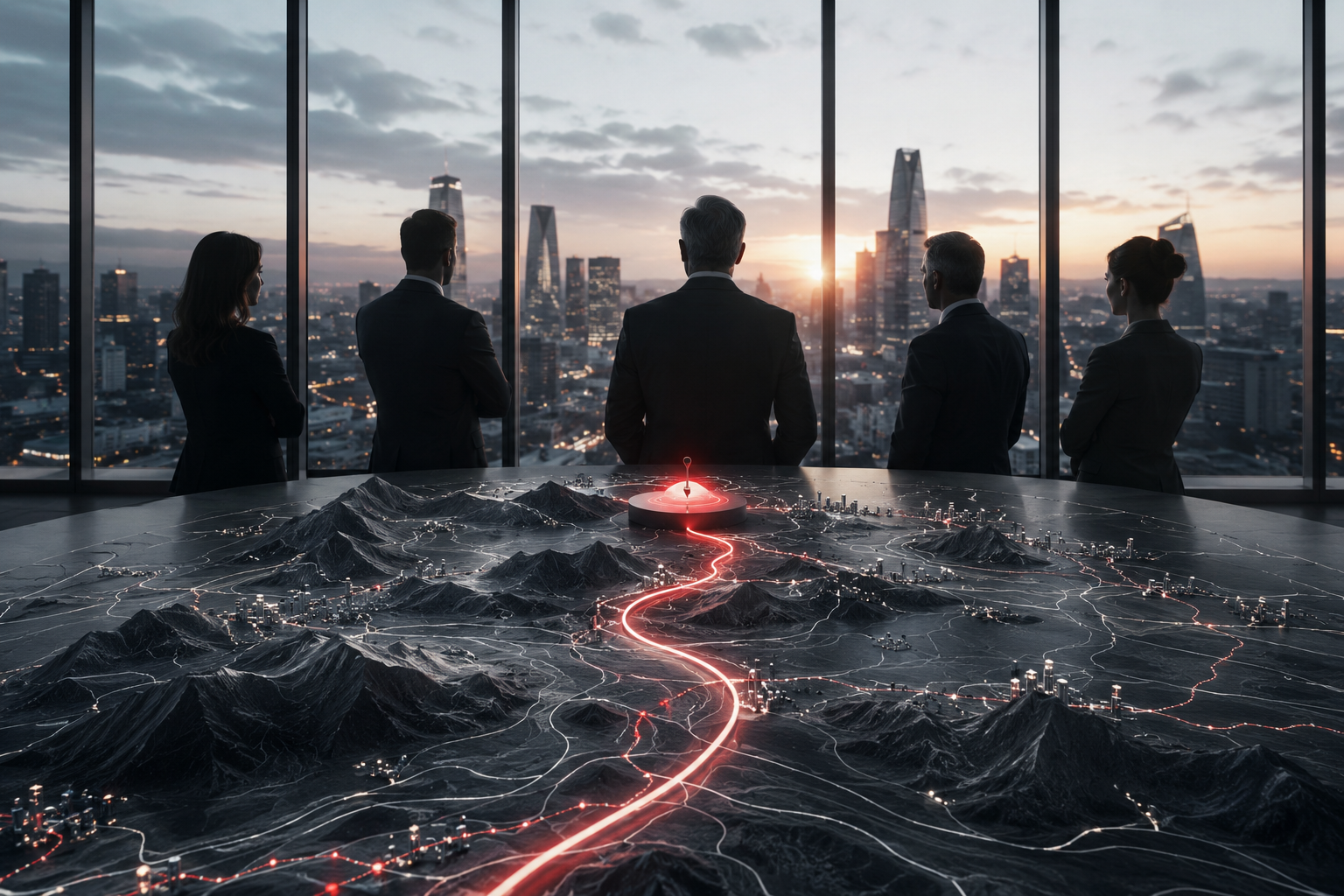 Equipo directivo convirtiendo percepción de marca en dirección estratégica de mercado